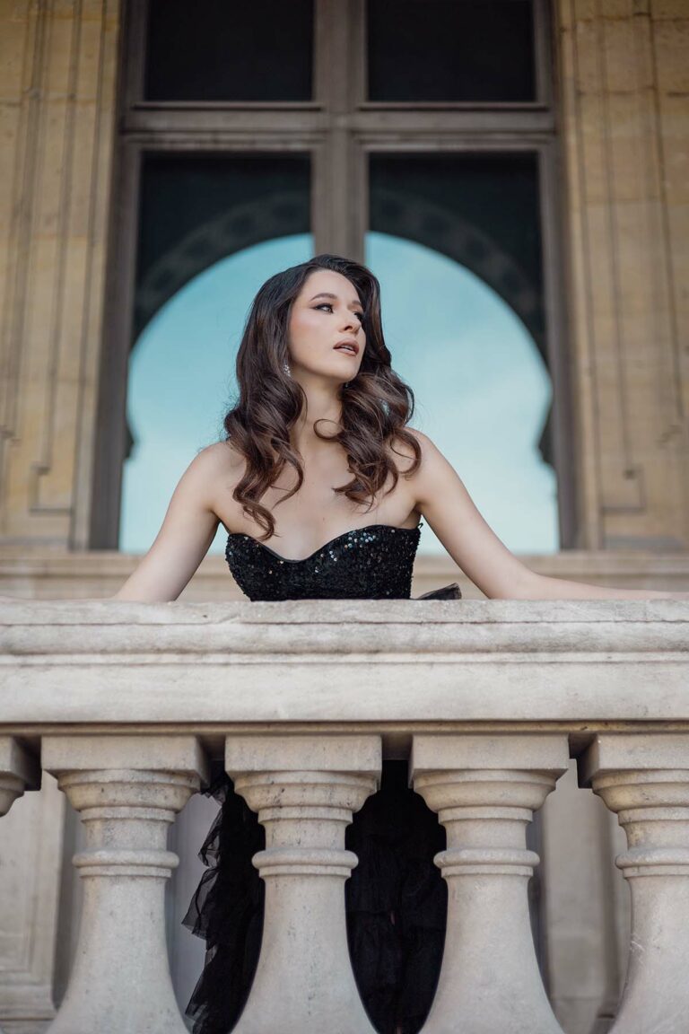 portrait d'une femme élégante